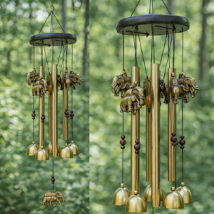 Elephant wind chime